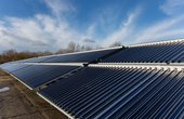 Hier sehen Sie die Solarthermieanlage in Potsdam (Foto: Stadtwerke Potsdam)