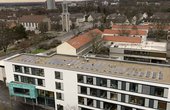 Hier sehen Sie die PV-Module auf dem Ratsgymnasium (Foto: Stadt Wolfsburg)