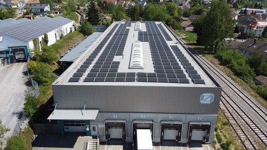 Hier sehen Sie die Solaranlage in Neckarbischofsheim (Foto: Wirsol Aufdach GmbH)