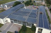 Solaranlage auf dem Transportdienst in Tangermünde erzeugt Solarstrom (Foto: Energiegewinner eG)