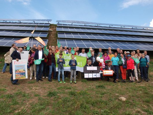Bürger-Solaranlage in Kirchardt (Bildquelle: Bürgerwerke eG)