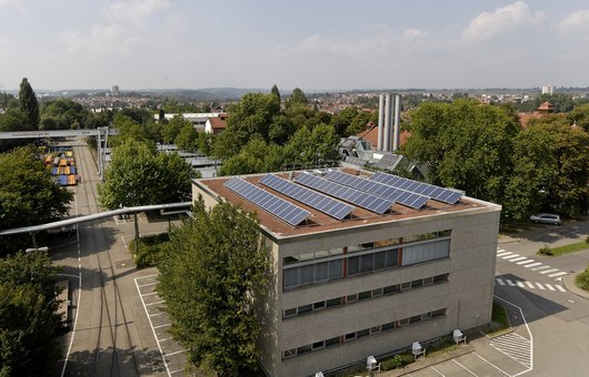 Solaranlage in Reutlingen (Copyright: BW-Bildarchiv 72800 Eningen)