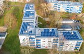 Hier sehen Sie die Solaranlage auf den Mietshäusern in Herford (Foto: SOLARIMO GmbH)