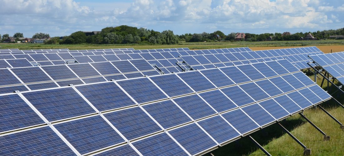 Hier sehen Sie die PV-Anlage auf Pellworm (Foto: HanseWerk)