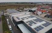 Solaranlage auf dem Unternehmen in Edingen-Neckarhausen (Foto: WIRSOL GmbH)
