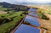 10-MWp-Solarpark in Hessen zwischen Dornburg und Elbtal (Foto: IBC SOLAR AG)