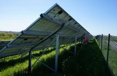 Solaranlage auf dem Energieberg Georgswerder (Foto: phovo.de)