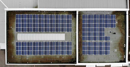 Hier sehen Sie die Photovoltaikanlage in Waghäusel (Foto: WIRSOL Aufdach GmbH)