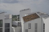 Hier sehen Sie das PV-Kraftwerk auf den Dächern in Berlin-Adlershof (Foto: Panasonic Europe)