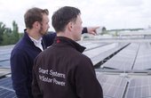 Solarstromanlage auf der Gärtnerei Herrmann Kräuter in Neuss (Foto: IBC SOLAR AG / GlobalCom PR Network)
