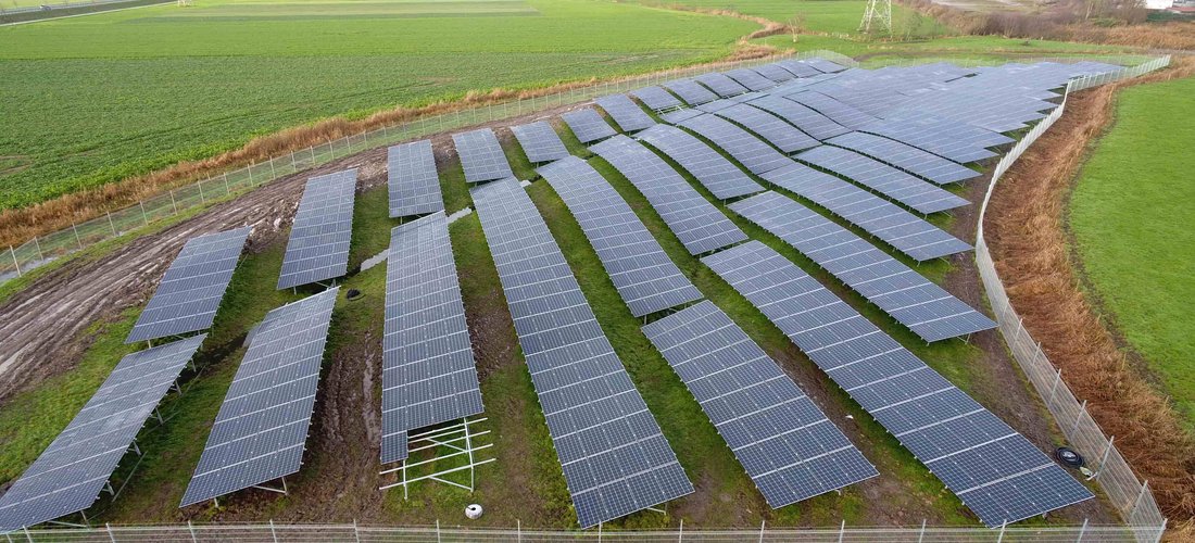 Hier sehen Sie die PV-Module im Nordseebad Ottendorf (Foto: WI Energy GmbH)