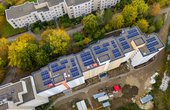 Hier sehen Sie die Solaranlage auf dem Gebäude in Braunschweig (Foto: SOLARIMO GmbH)