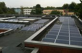 Solarmodule auf einer Gesamtschule in Bochum erzeugen nachhaltigen Strom (Foto: BEG-58)