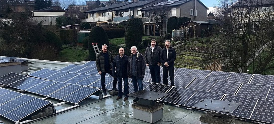 Neue Photovoltaikanlage auf Kita in Herdecke (Foto: Herdecker Gemeinnützige Wohnungsgesellschaft mbH)