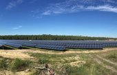 Hier sehen Sie eine Aufnahme des Solarparks in Pritzen (Foto: obs/Trianel GmbH/Reimer)