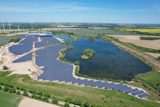Solarkraftwerk in Wusseken / Mecklenburg-Vorpommern (Foto: Enerparc AG / Sitemark)