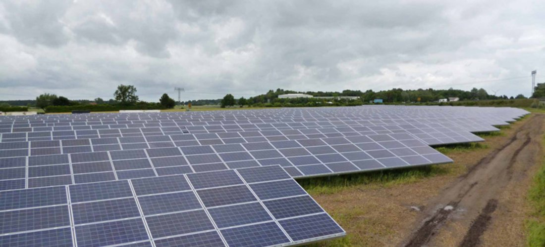 Hier sehen Sie den Solarpark Hornstorf (Foto: Krannich Solar GmbH & Co. KG)