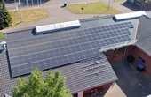 Solaranlage auf dem Feuerwehr-Dach in Korschenbroich (Foto: Amt 60 / Stadt Korschenbroich)