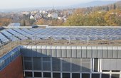 PV-Anlage auf dem Dach des Berufskollegs (Foto: Rudolf-Rempel-Berufskolleg)