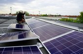 Die Solaranlage in Berlin-Pankow ist eine Mieterstromanlage (Foto: © Berliner Stadtwerke)