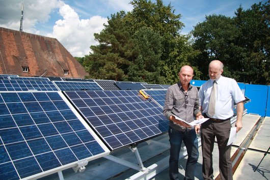 Solarforschungsdach am Technikcampus der Dualen Hochschule Ravensburg auf dem Campus in Friedrichshafen (Foto: Duale Hochschule Ravensburg)